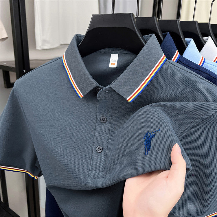Men's short-sleeved T-shirt polo shirt(cm462)