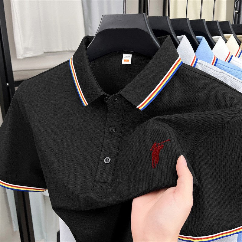 Men's short-sleeved T-shirt polo shirt(cm462)