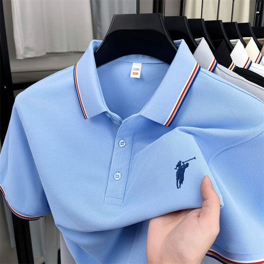 Men's short-sleeved T-shirt polo shirt(cm462)