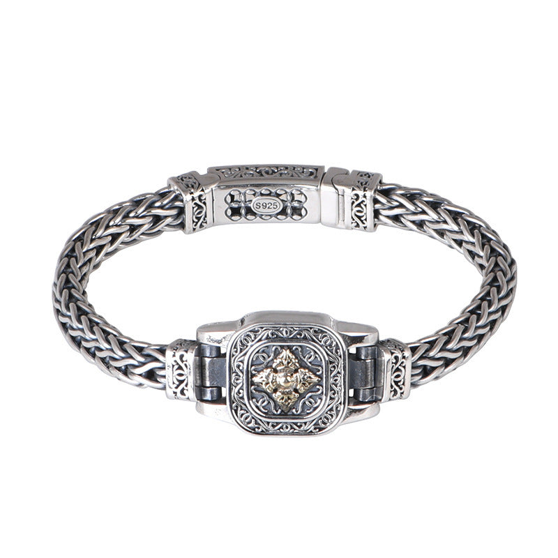 luu398-Retro trend personalized braided bracelet