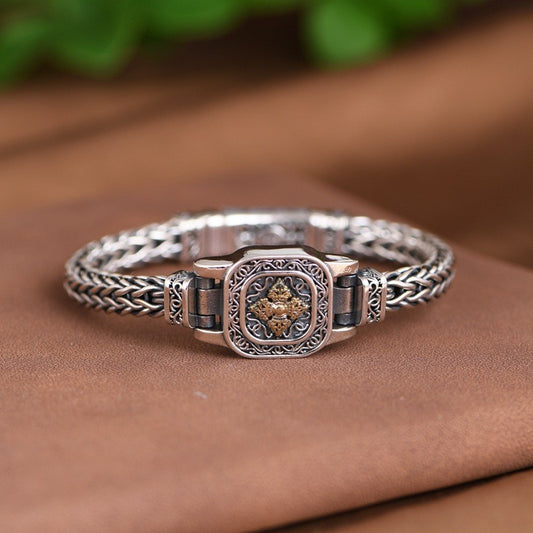 luu398-Retro trend personalized braided bracelet