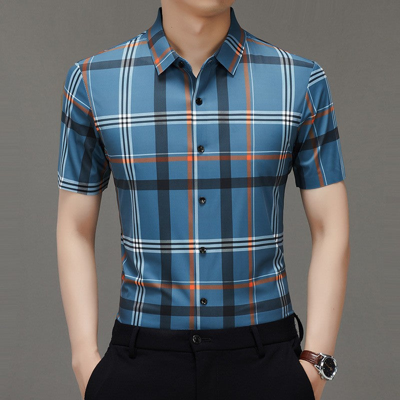 Men's summer business thin short-sleeved shirt(cm474)
