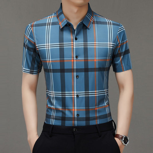 Men's summer business thin short-sleeved shirt(cm474)