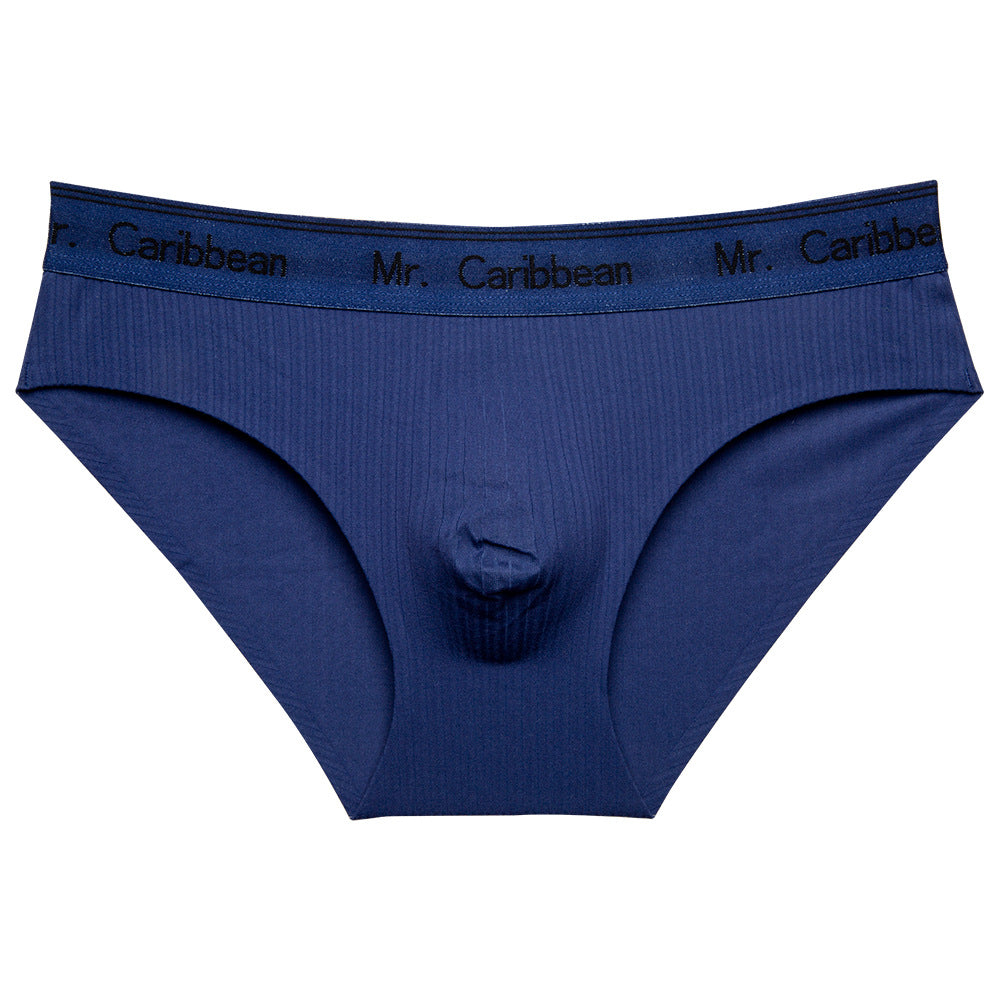 luu414-Men's mid-rise lettered sports briefs