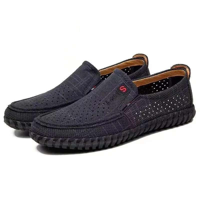 Men's summer breathable linen casual shoes