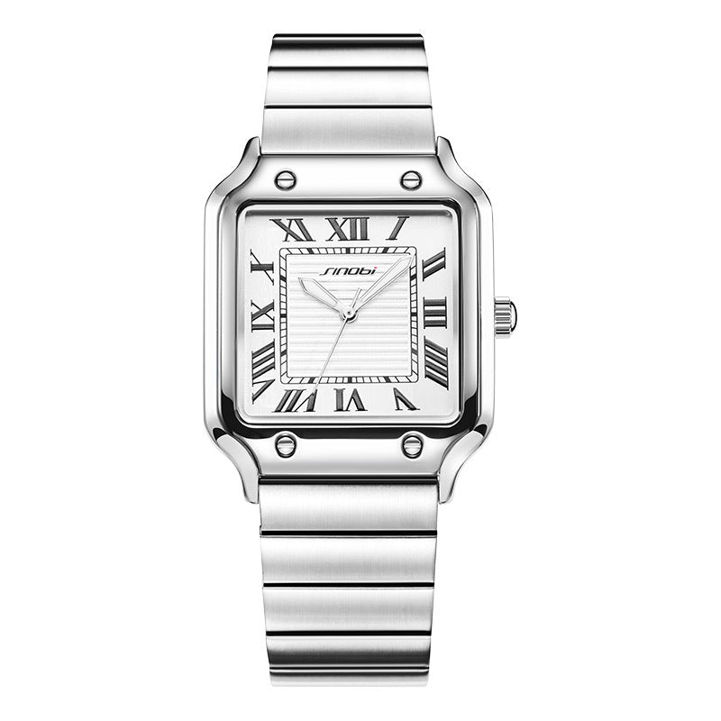 luu422-Men's business luminous waterproof quartz watch