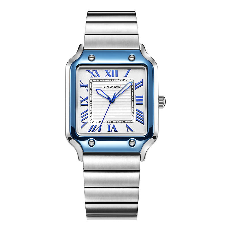 luu422-Men's business luminous waterproof quartz watch