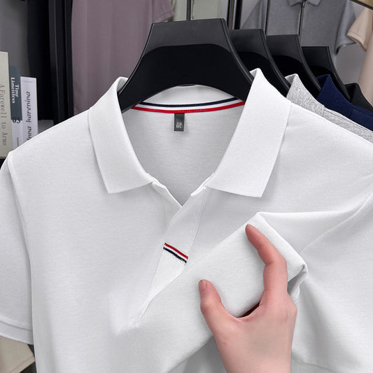 Men's Summer Light Luxury Short Sleeve Polo Shirt(cm502)