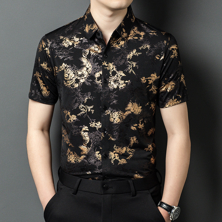 Men's summer fashion short-sleeved shirt(cm510)
