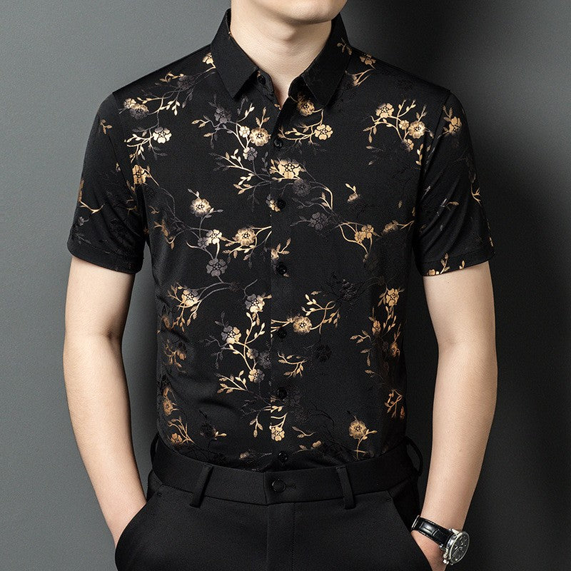 Men's Summer Casual Short Sleeve Shirt(cm520)