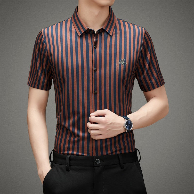 Summer Thin Plaid Fashion Casual Shirt(you410)