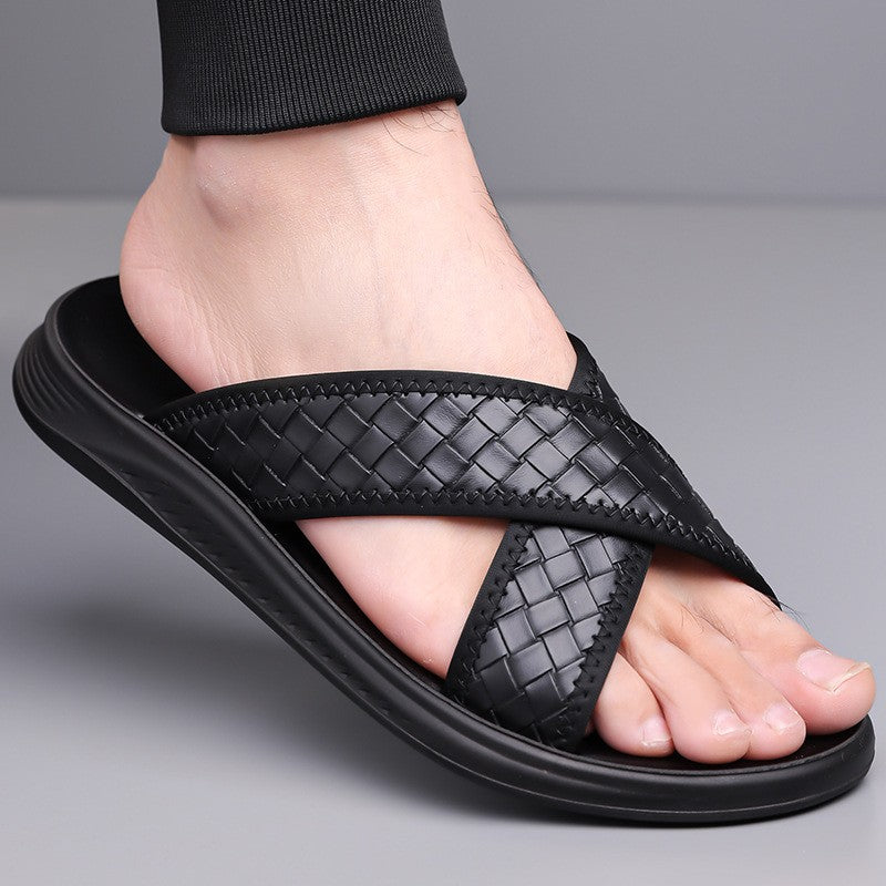 Summer men's trendy all-match non-slip beach slippers(cm522)