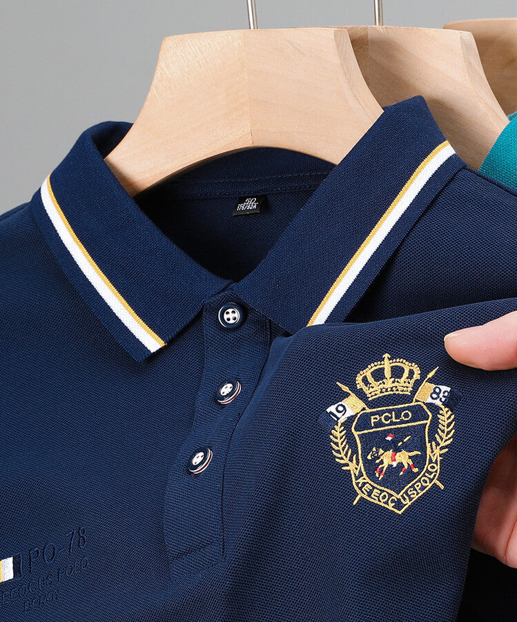 Men's premium embroidered polo shirt (cm528)