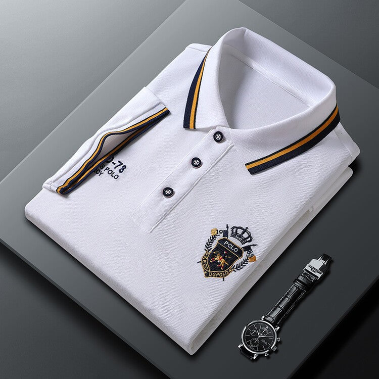Men's premium embroidered polo shirt (cm528)