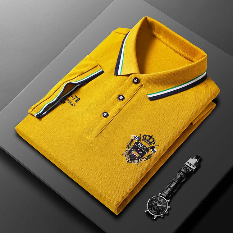 Men's premium embroidered polo shirt (cm528)