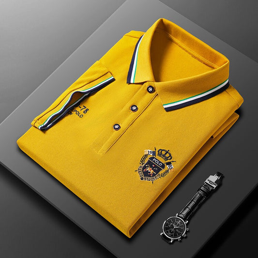 Men's premium embroidered polo shirt (cm528)