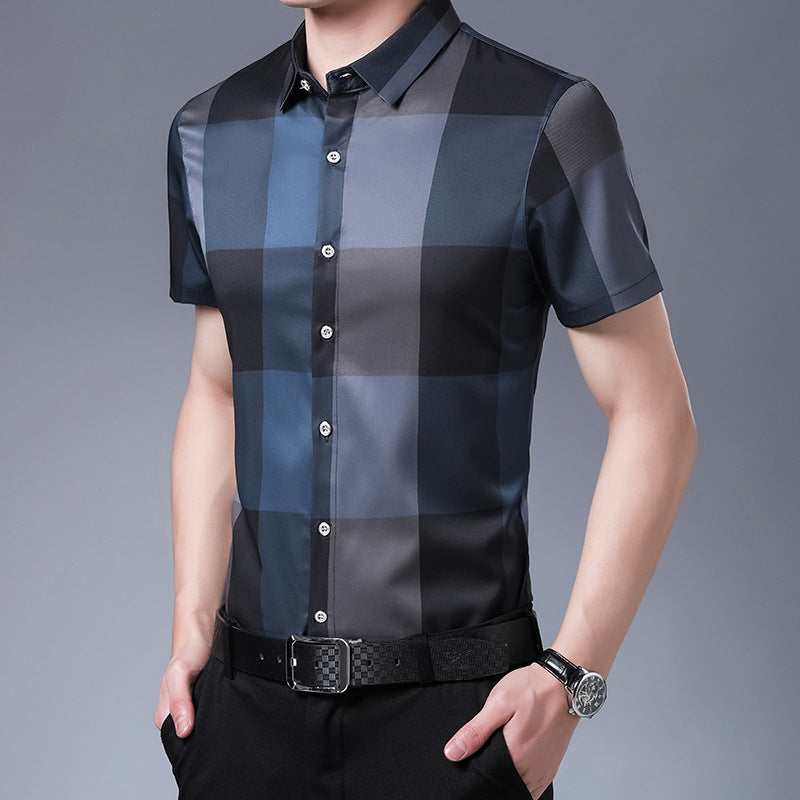Men's Plaid Printed Trendy Shirt(cm531)