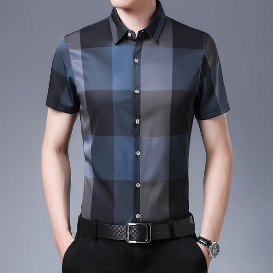 Men's Plaid Printed Trendy Shirt(cm531)