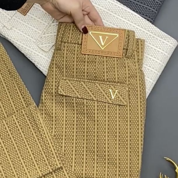 Men's summer high-end slim straight casual pants(you417)