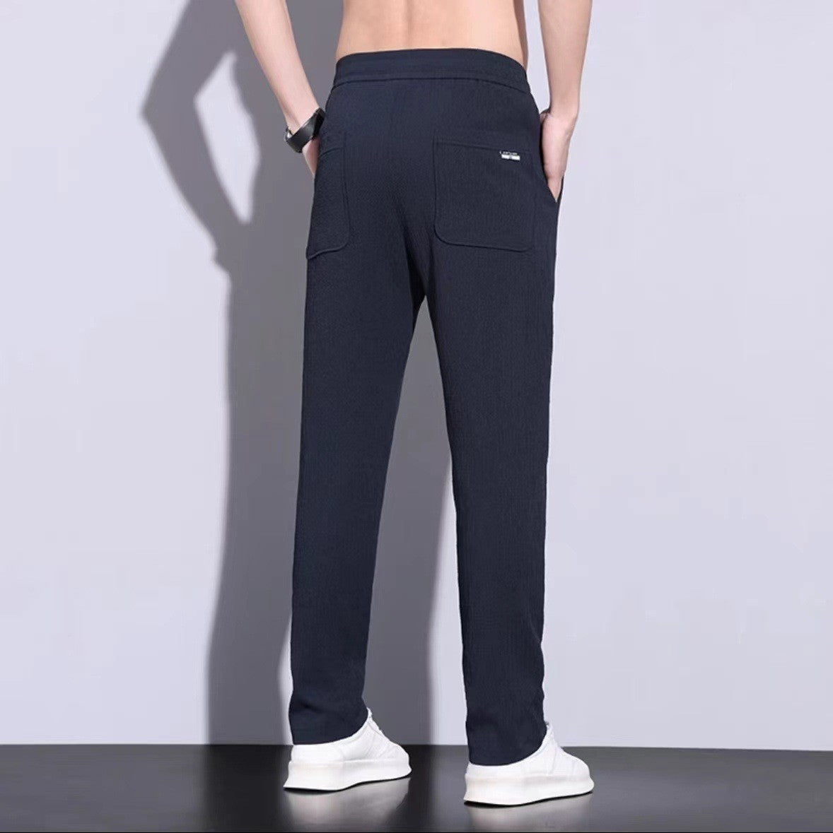 ah31-Men's summer thin straight casual pants
