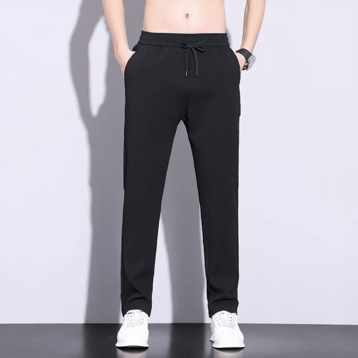 ah31-Men's summer thin straight casual pants