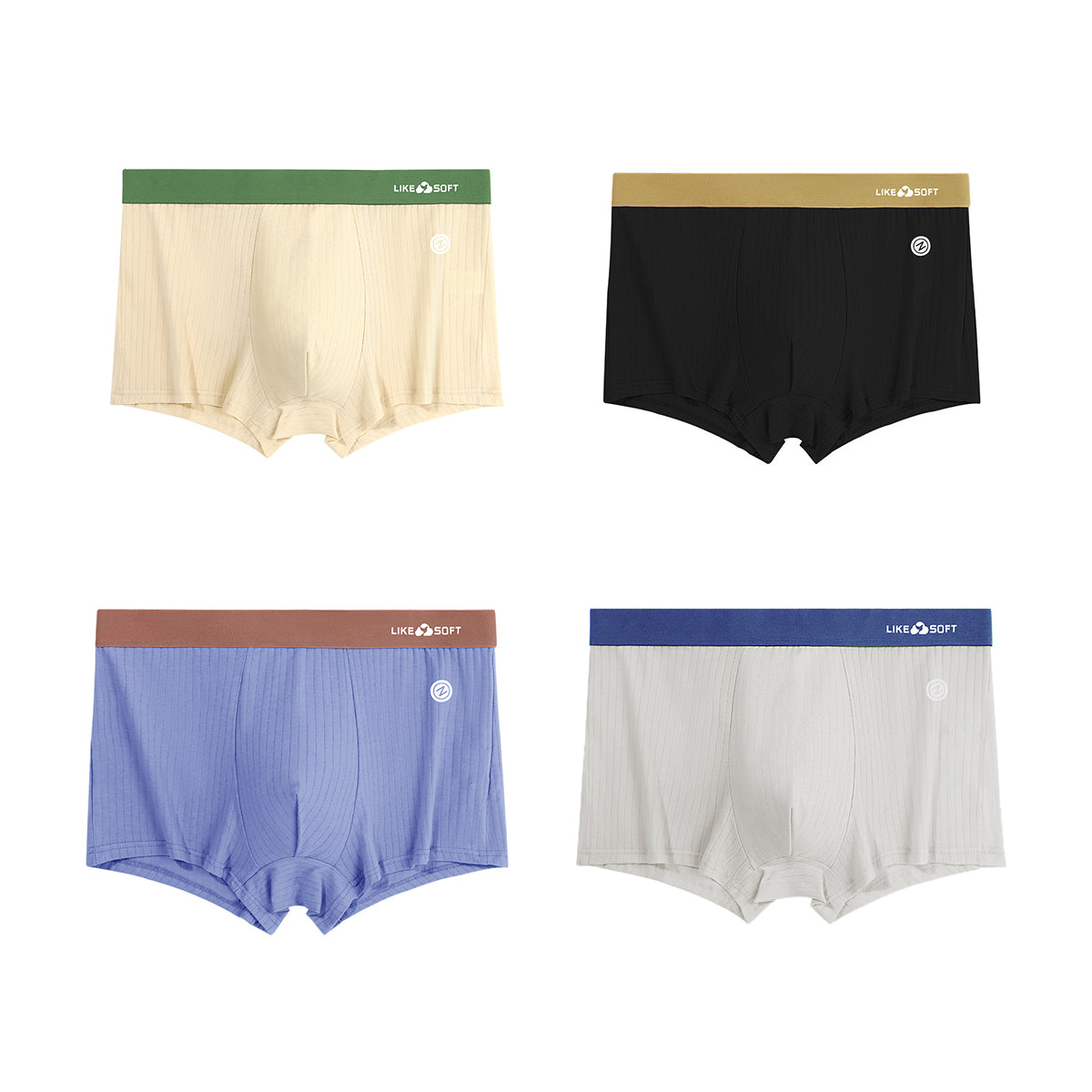 Men's trendy breathable cotton underwear(you419)