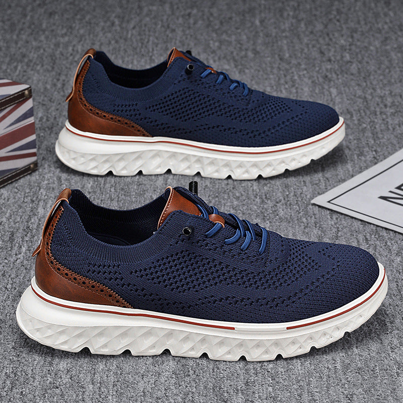 Men's mesh flyknit sneakers(you421)