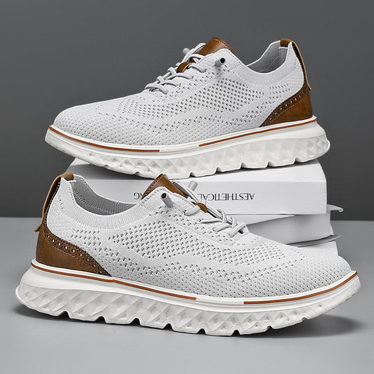 Men's mesh flyknit sneakers(you421)