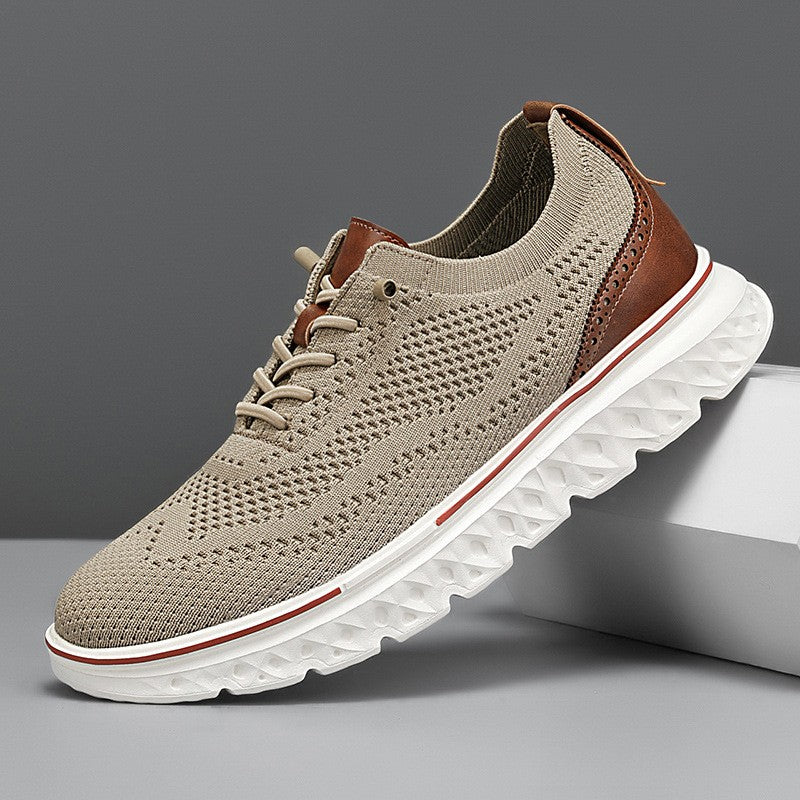 Men's mesh flyknit sneakers(you421)