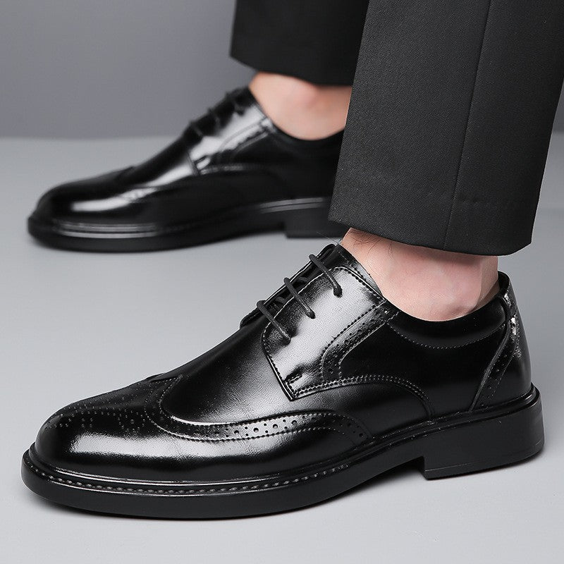 Men's new pointed toe business formal leather shoes(cm549)