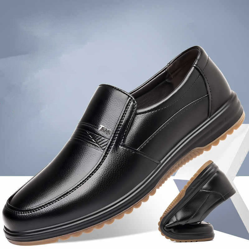 zd393-Men's genuine leather casual hollow leather shoes