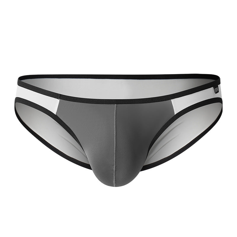 zd399-Men's thin ice silk breathable briefs