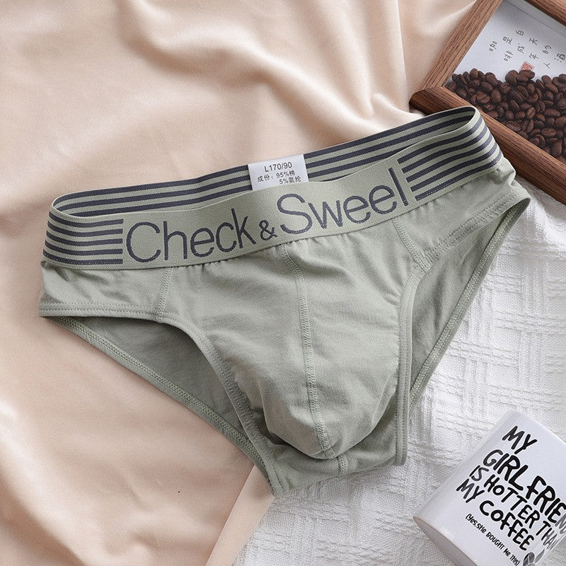 zd400-Men's comfortable cotton briefs