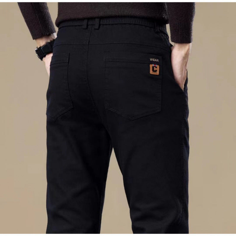 Men's new stretch casual straight trousers(cm571)