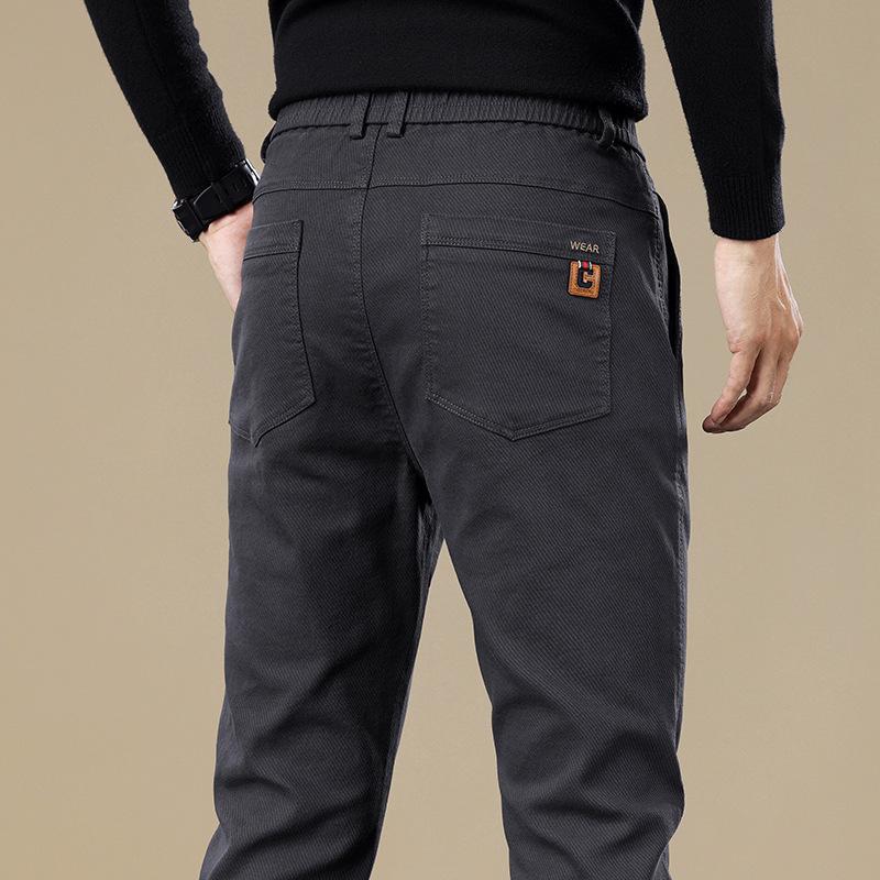 Men's new stretch casual straight trousers(cm571)