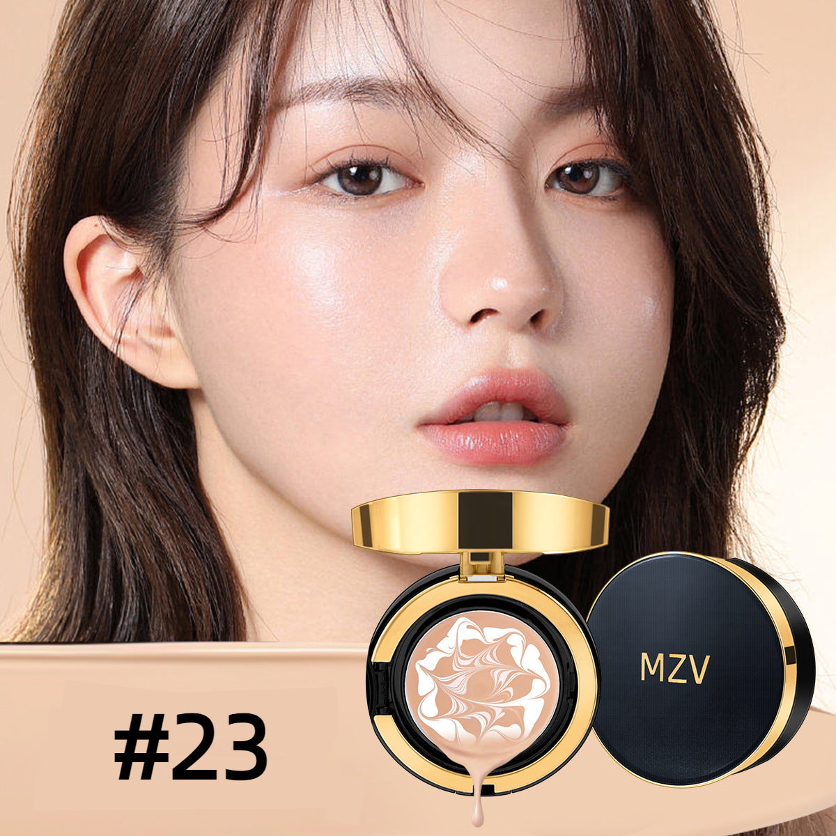 【مع هدية مجانية اليوم】Creamy BB cushion foundation