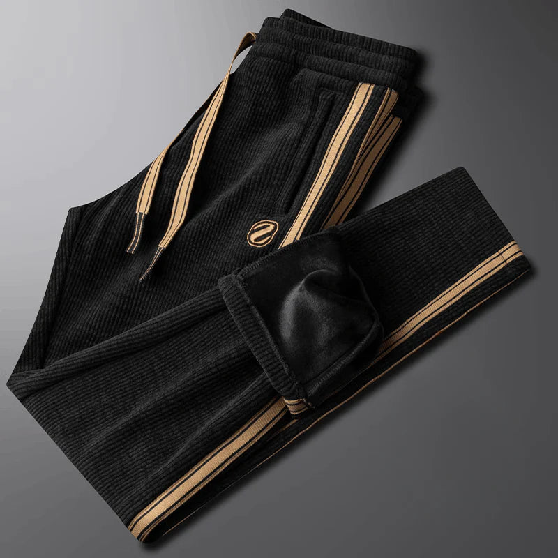 cm194-Men's warm casual trendy sports suit