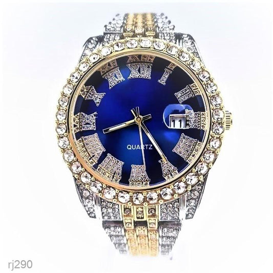 Iced Out Moissanite Diamond Watch(iq)