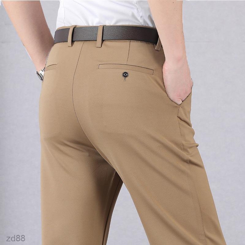 【اشتري واحدة واحصل على واحدة مجانا】Men's Casual Stretch Suit Pants