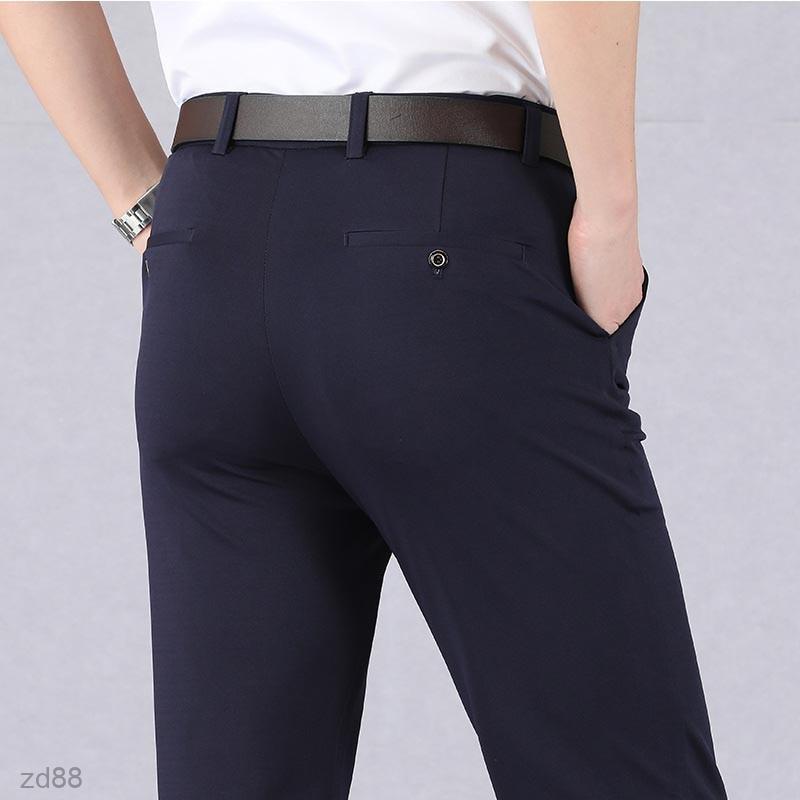 【اشتري واحدة واحصل على واحدة مجانا】Men's Casual Stretch Suit Pants