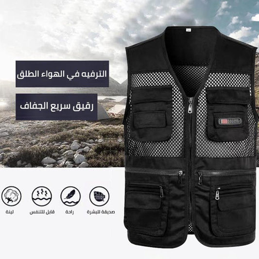 jk104-Men's autumn casual mesh vest