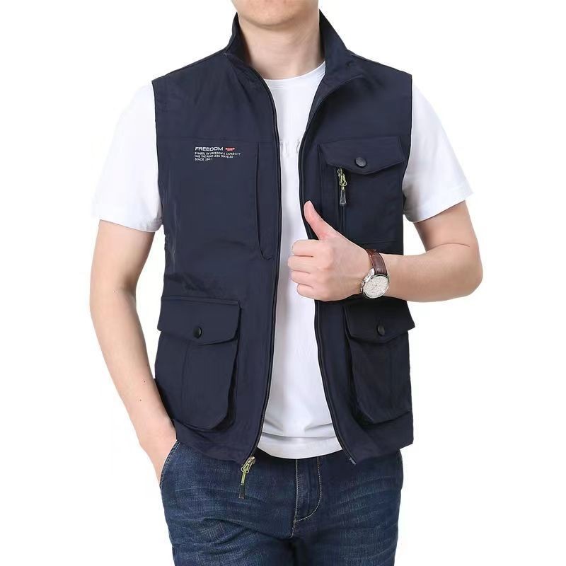 2025 Casual tooling young men's outdoor vest