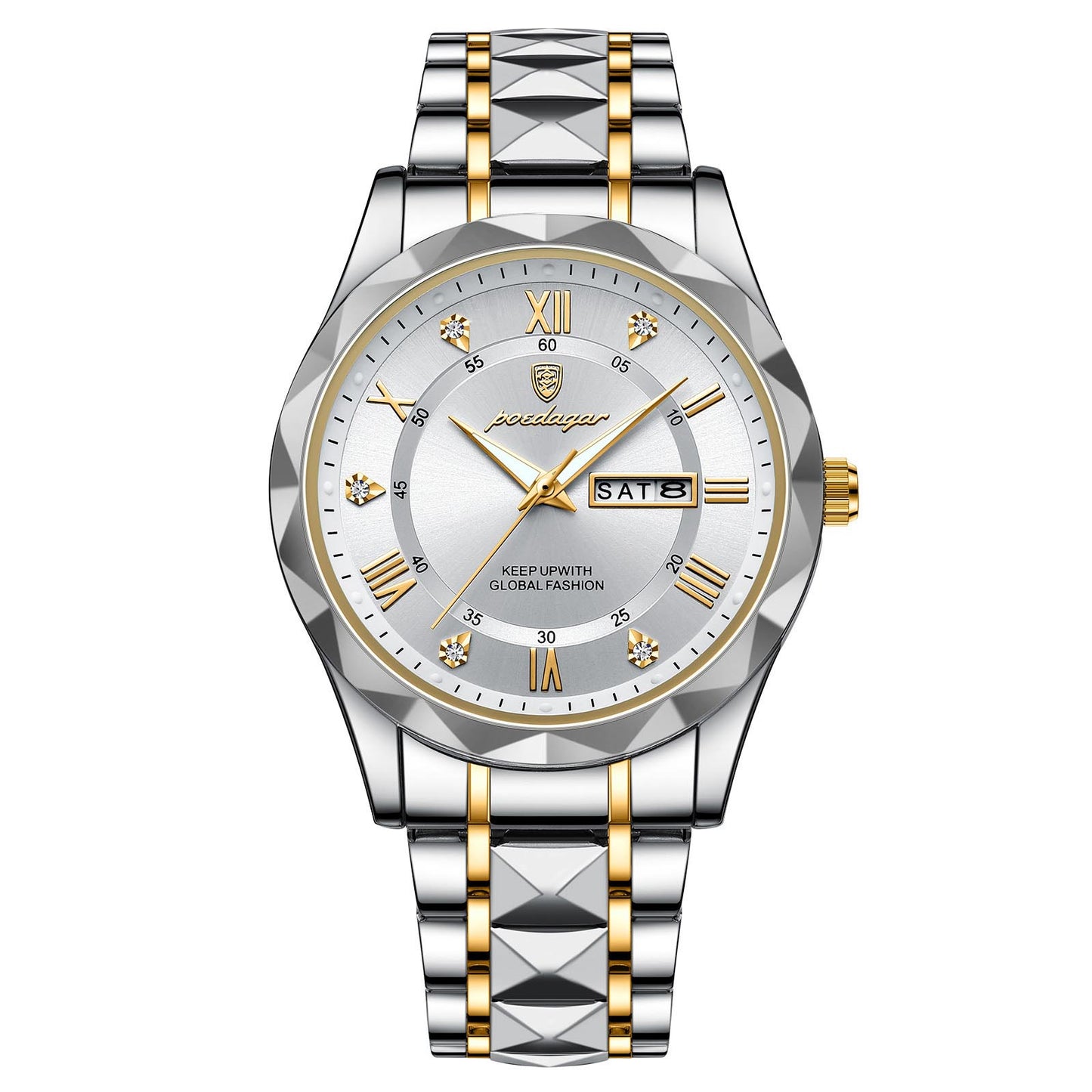 pm003-Men's Fashion Luxury Waterproof Luminous Watch