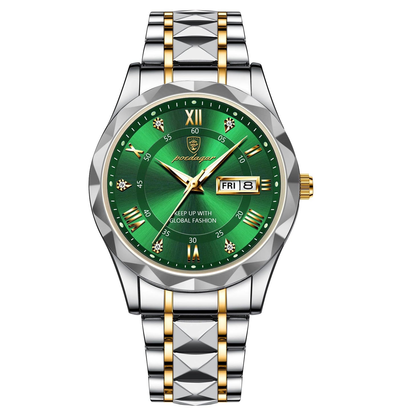 pm003-Men's Fashion Luxury Waterproof Luminous Watch