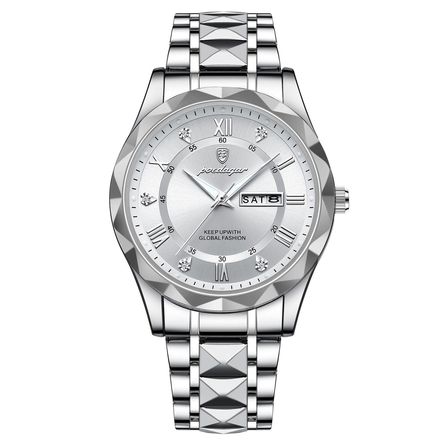 pm003-Men's Fashion Luxury Waterproof Luminous Watch