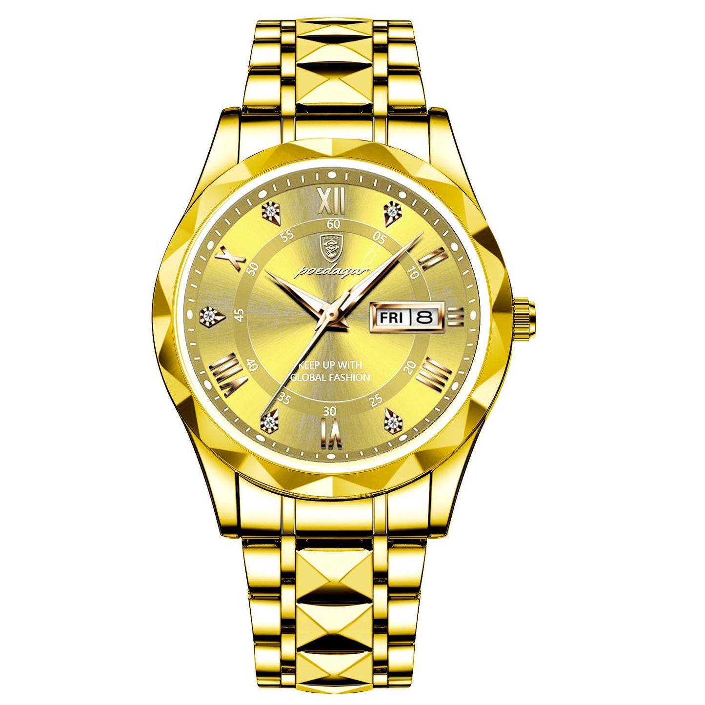 pm003-Men's Fashion Luxury Waterproof Luminous Watch
