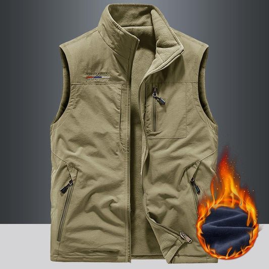 cm379-Men's Outdoor Autumn and Winter Reversible Vest