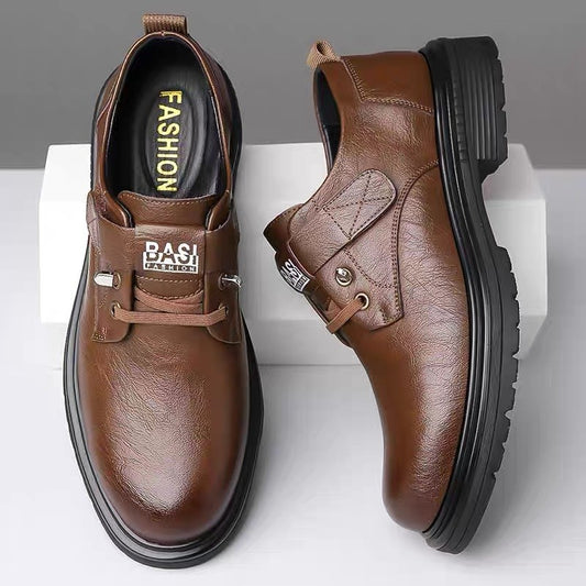 zd204-2025 Autumn Retro Leather Shoes