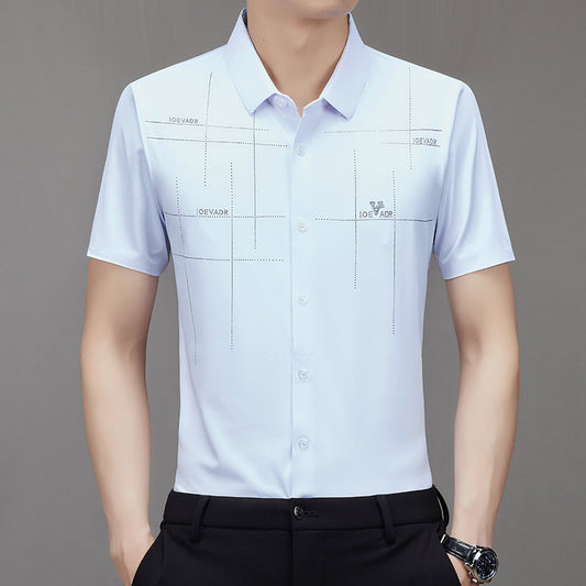clz7-summer short sleeve business men's shirt
