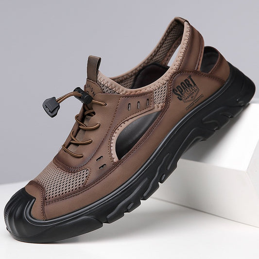 2025 casual hollow breathable mesh hole shoes(cm323)
